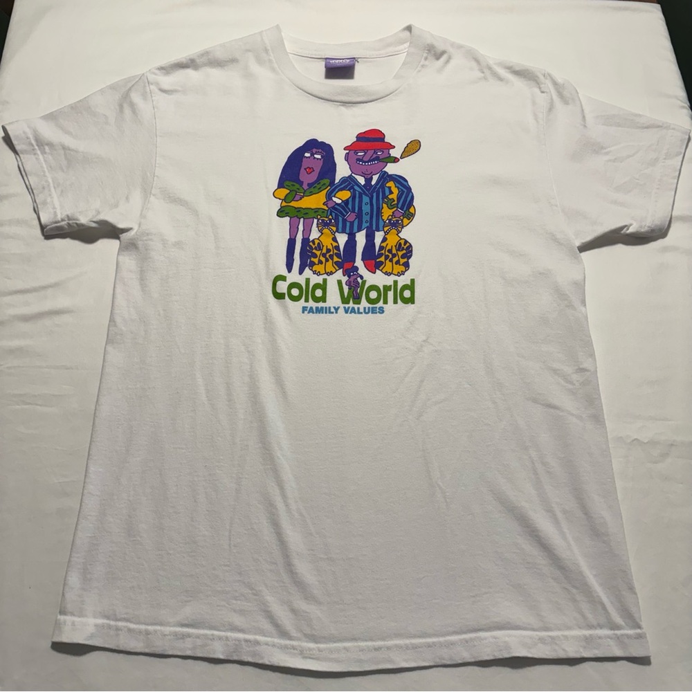 Cold World Frozen Goods - Family Values - White T-Shirt